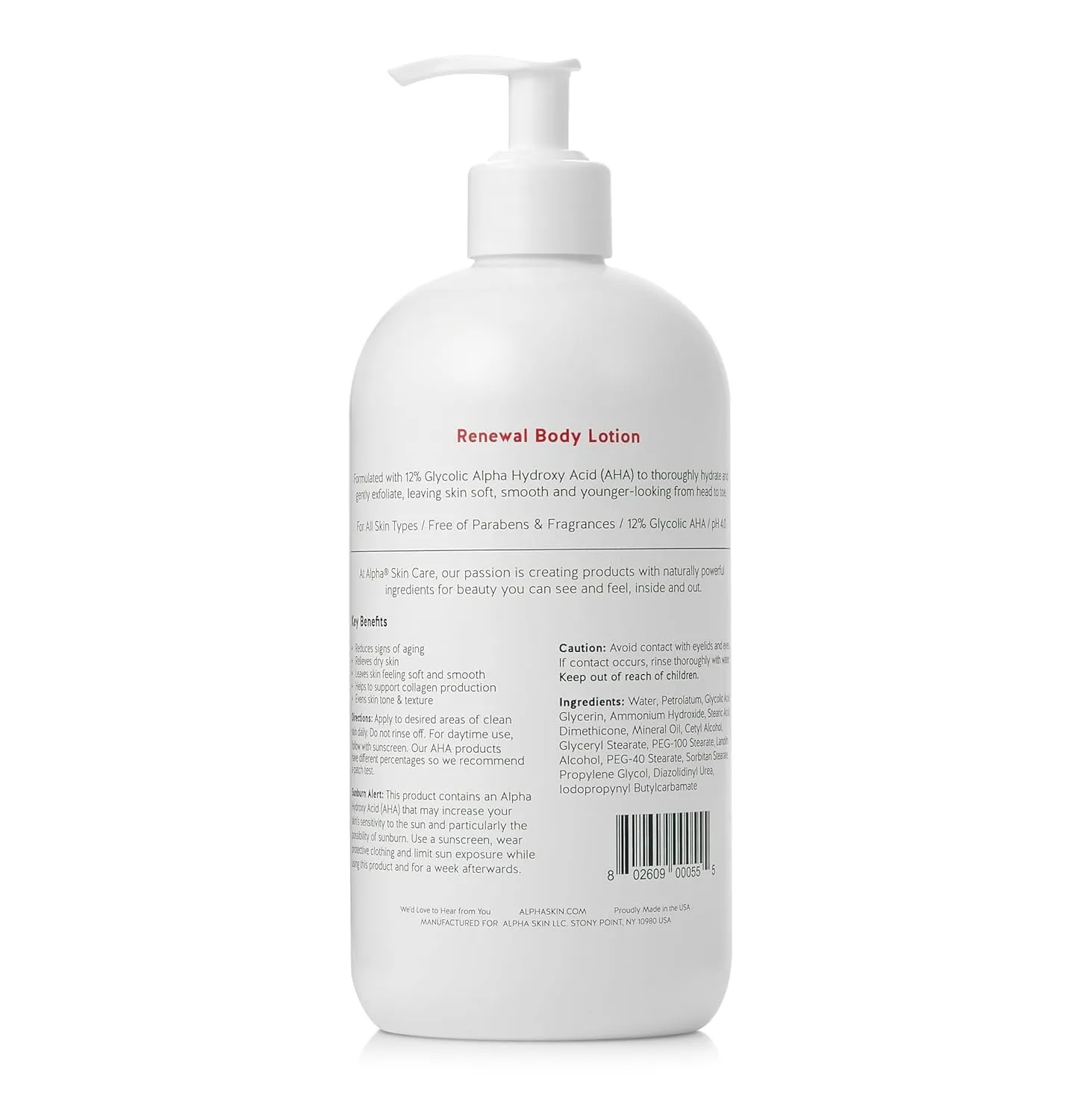 12% Glycolic Acid Anti-Aging Body Lotion | Smooth Radiant Skin