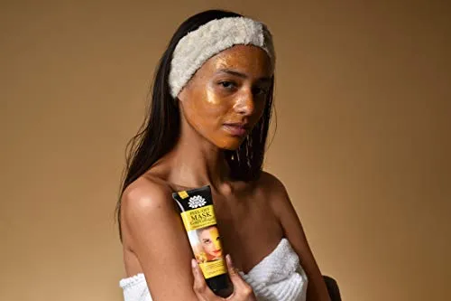 24K Gold Facial Mask Collagen Peel-off with Skin Soft Brush Applicator, Whitening Anti-Wrinkle Lifting Firming Moisturizing Face Skin Care Masks 4.22 Fl.oz (gold60)
