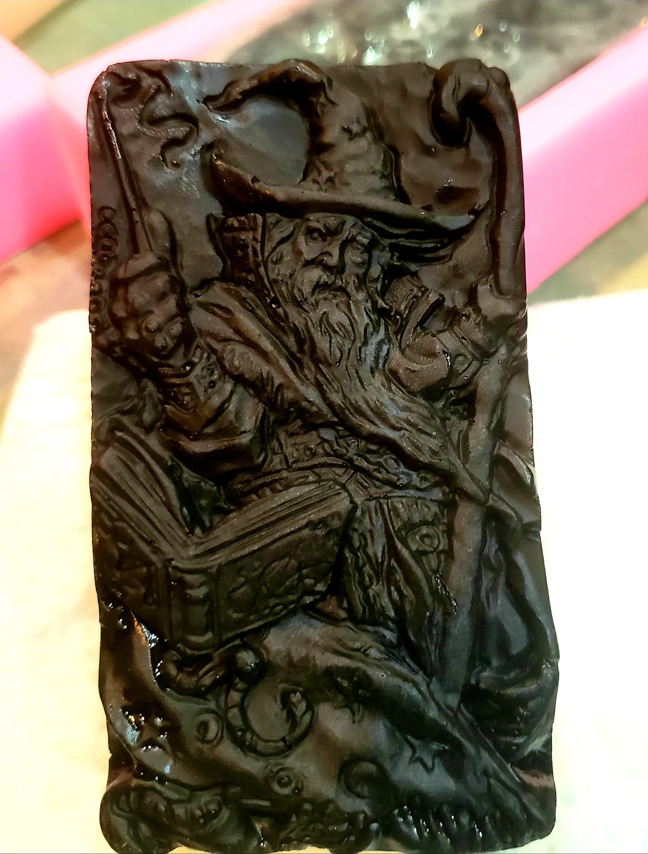 2pc Activated Charcoal Soaps Raw Infused  Honey-Tussah Silk & Shea Butter-Psoriasis,  Eczema & Acne