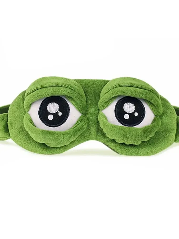 3D Sad Frog Sleeping Mask Sleeping Eyeshade Cover Sleep Eye Mask