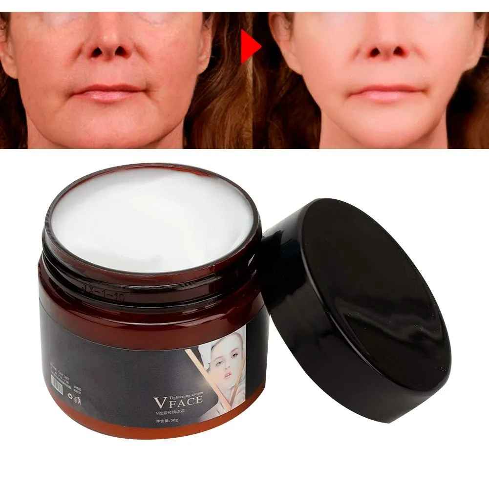 50g Face Firming Cream, V Face Lifting Cream, Anti Age Face Cream, Face Lifting Firming Cream Multi Action Sculpting Cream For Anti Aging Skin Facial Slimming