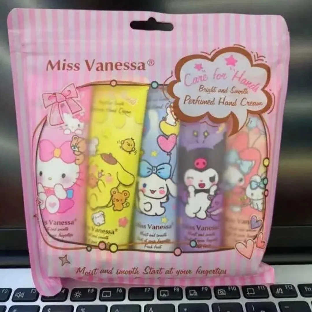 5pcs Plant Extract Fragrance Moisturizing Nourishing Hand Cream Suit Anti drying Anti Wrinkle Hand Care Lotion
