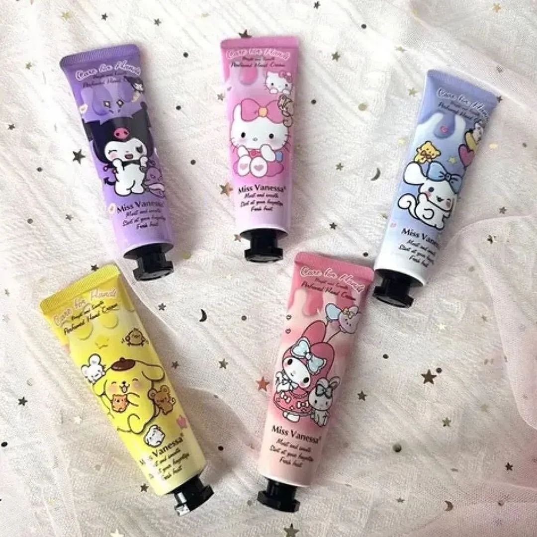 5pcs Plant Extract Fragrance Moisturizing Nourishing Hand Cream Suit Anti drying Anti Wrinkle Hand Care Lotion