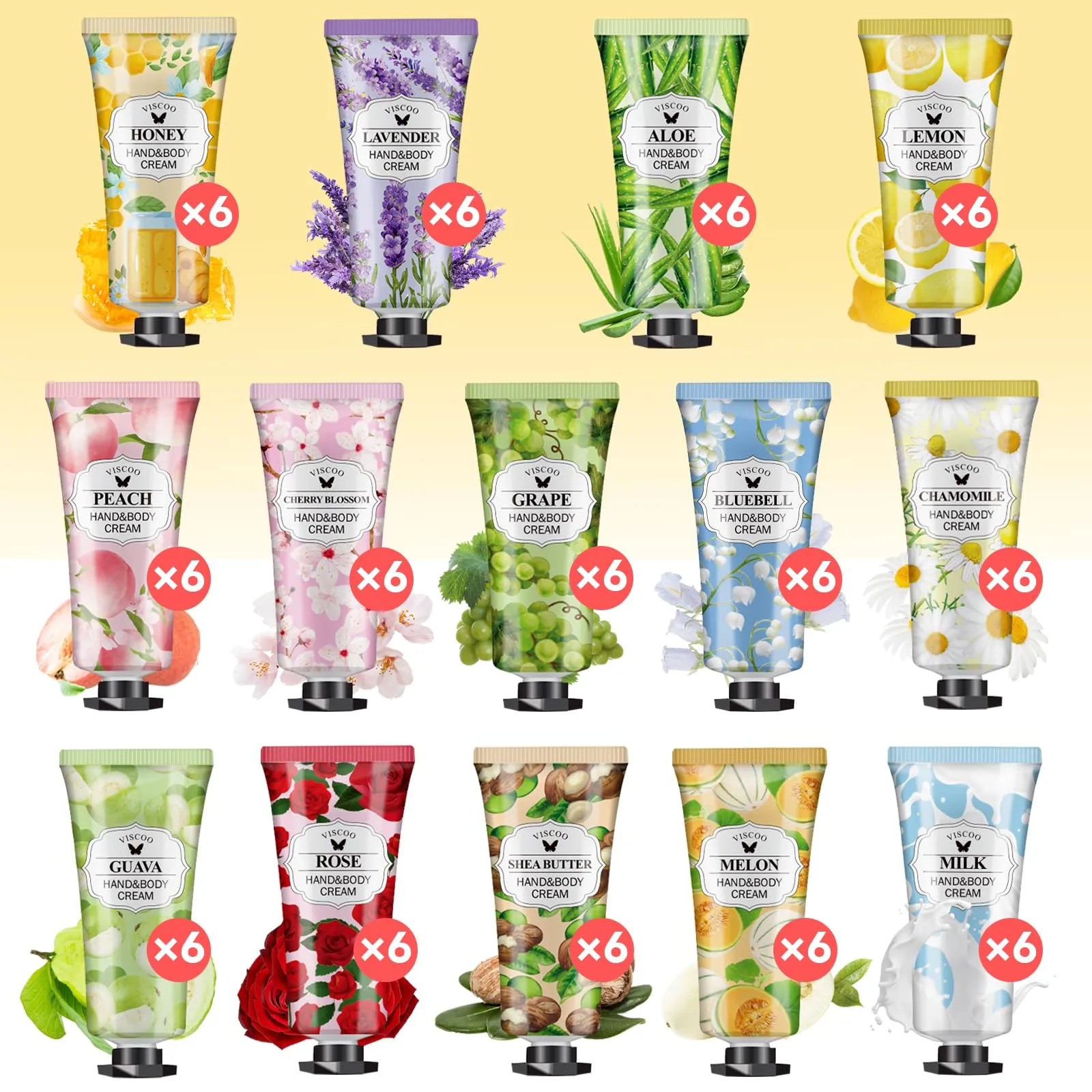 84 Pack Hand Cream Gifts Set For Women,Mothers Day Gifts,Nurse Week Gifts,Teacher Appreciation Gifts,Bulk Hand Lotion Travel Size for Dry Cracked Hands,Mini Hand Lotion for Baby Shower Party Favors