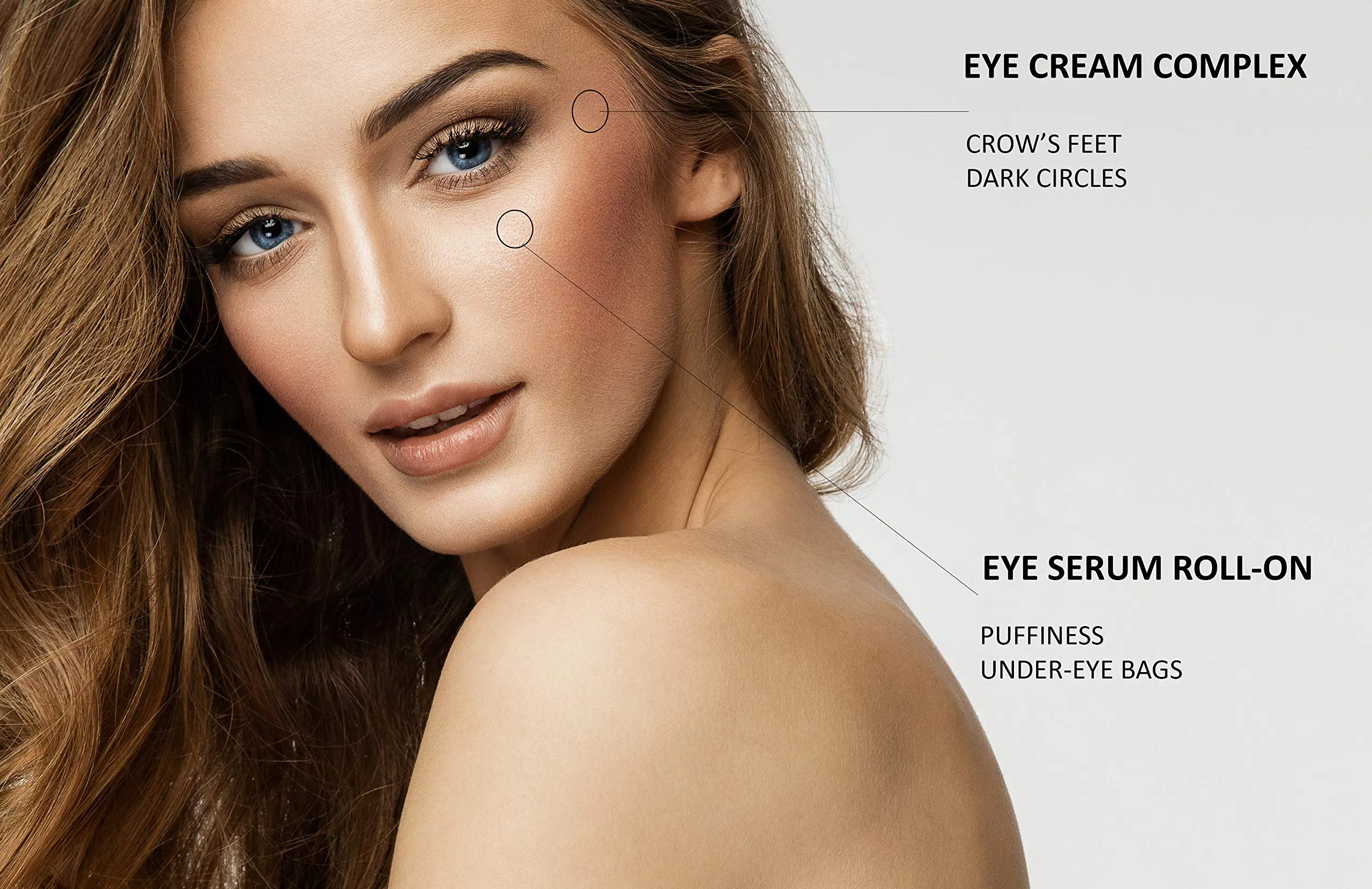 98% Natural & Organic Eye Cream Complex - Best Eye Cream for Dark Circles, Wrinkles, & Eye Bags. Anti Aging Retinol & Peptides Lighten Dark Circles & Smooth Fine Lines & Crow's Feet. Great for All Skin Types.