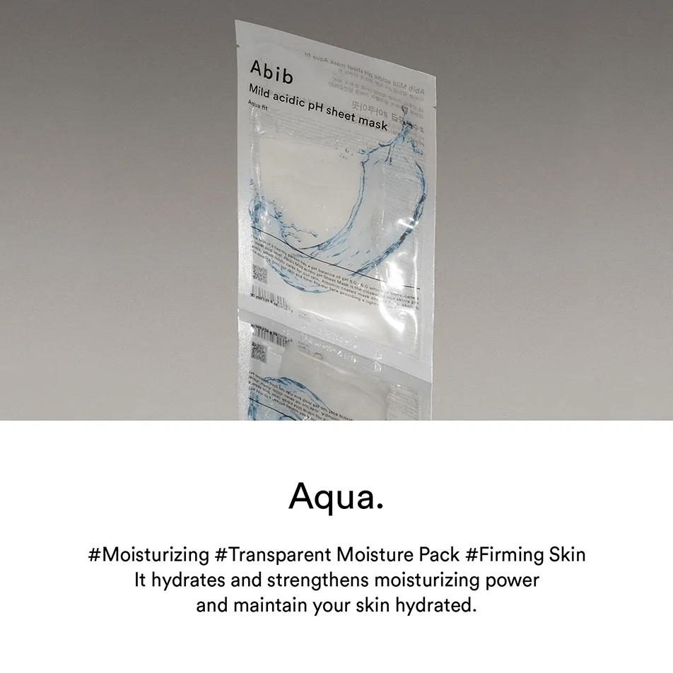 Abib Mild Acidic pH Sheet Mask Aqua Fit 1ea