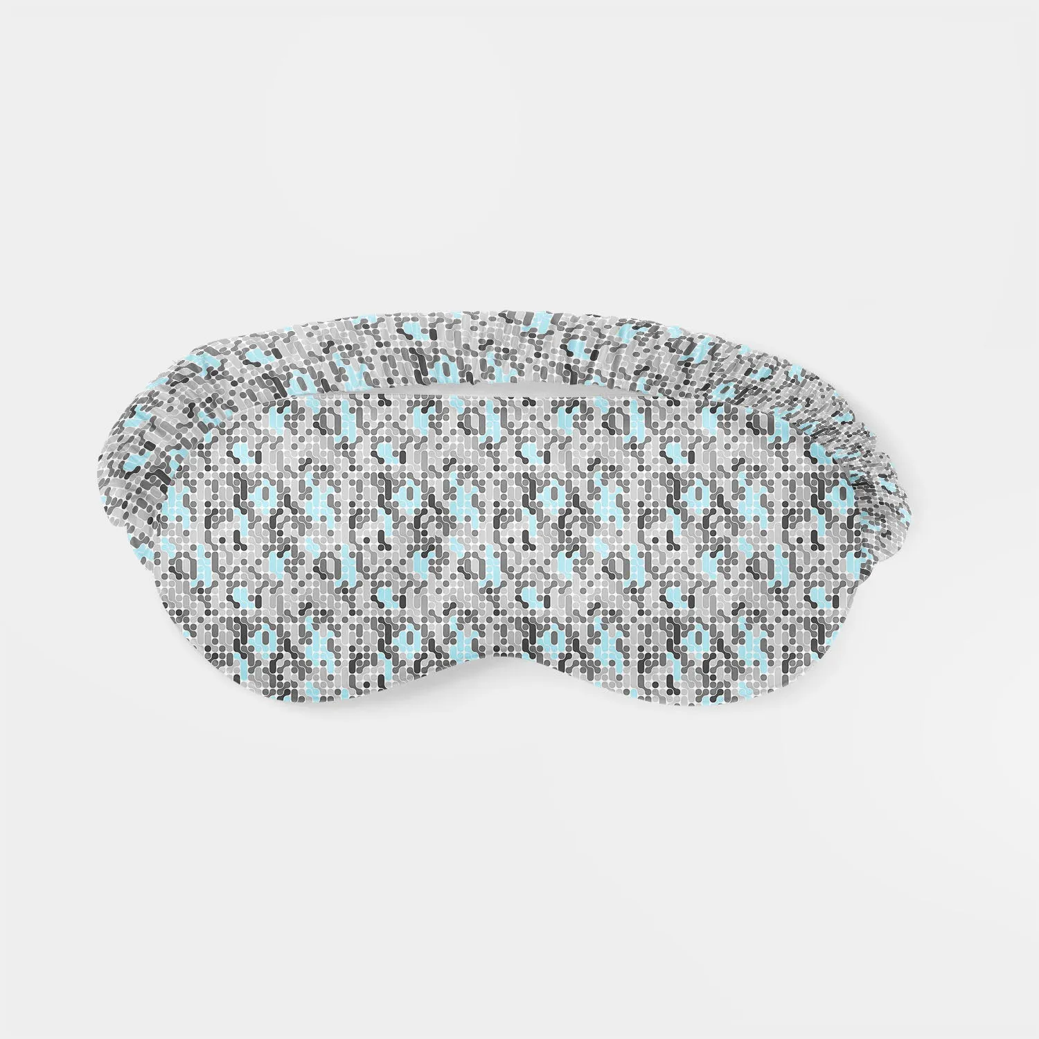 Abstract Geometric Sleeping Eye Pad Blackout Eye Cover | Soft Anti-Allergic Eco-Friendly Natural Mulberry Silk Fabric