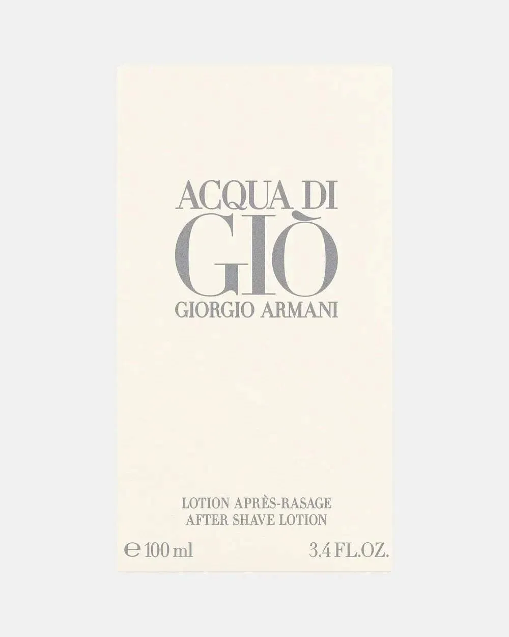 Acqua Di Gio by Giorgio Armani for Men - 3.4 oz After Shave Lotion