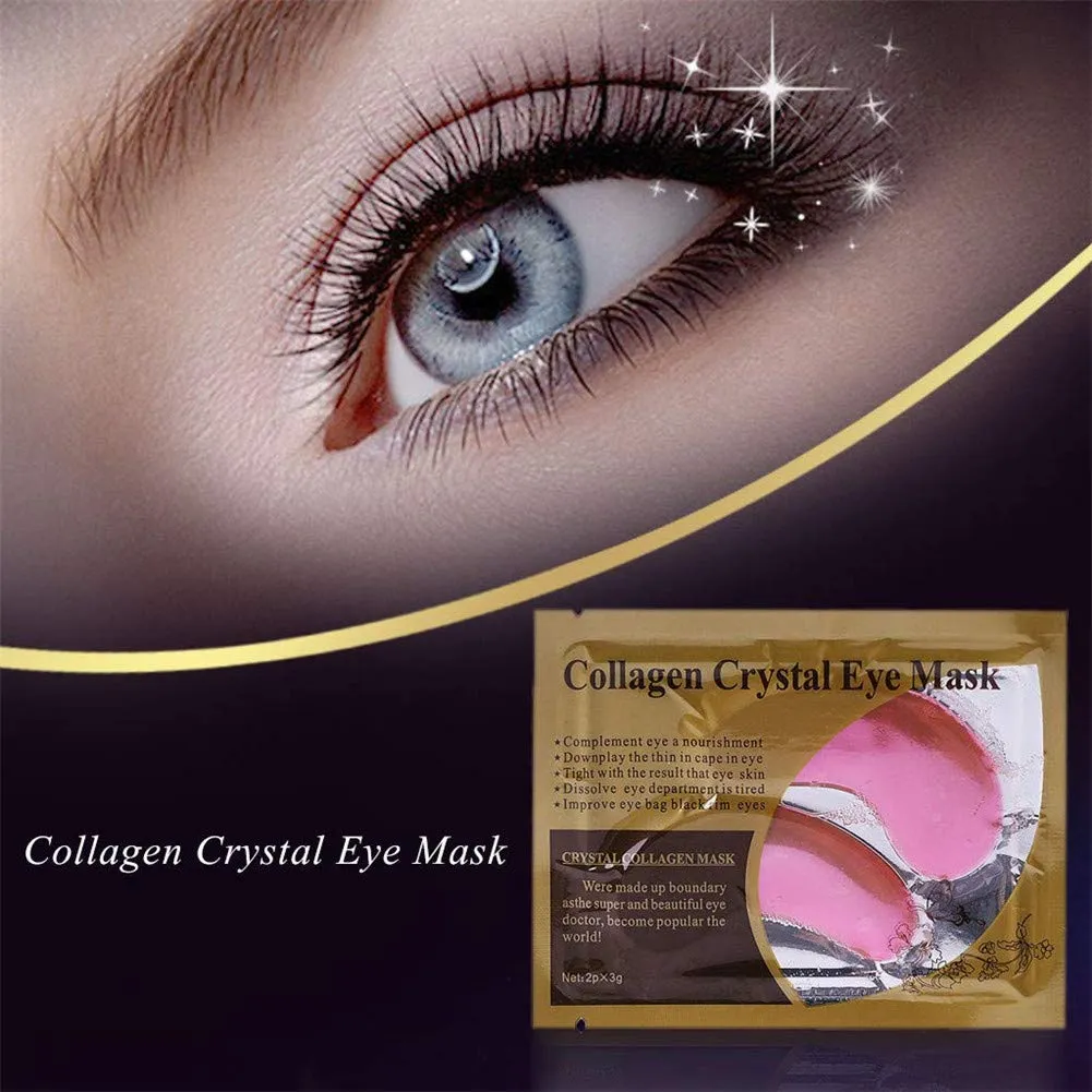 Adofect 30 Pairs Pink Collagen Under Eye Mask Anti-Aging Hyaluronic Acid Eye Patches for Moisturizing & Reducing Dark Circles, Luxury Gift for Women and Men, Pink