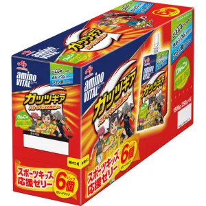 Ajinomoto Amino Vital Jelly Drink Guts Gear Apple Flavor 250g x 6