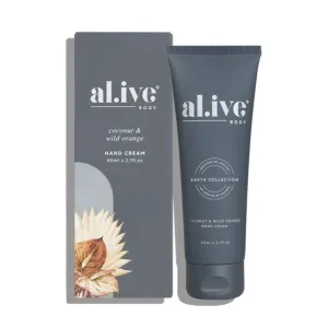 Al.ive Hand Cream 80ml - Coconut & Wild Orange