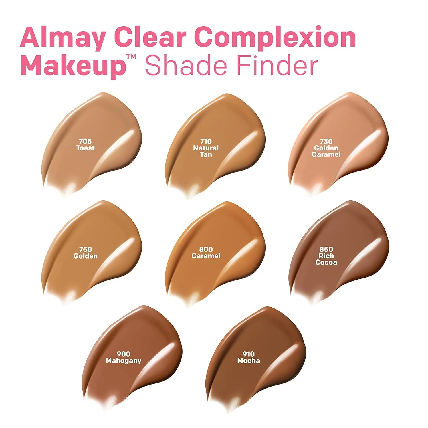 Almay Clear Complexion Acne Foundation Makeup with Salicylic Acid, Medium Coverage, Soft Matte Finish, Hypoallergenic, Cruelty- & Fragrance-Free, Dermatologist Tested, 300 Naked, 1 fl oz
