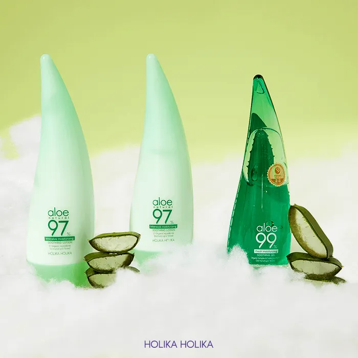 Aloe 97% Soothing Lotion Intensive Moisturizing | Pelembab Wajah & Tubuh