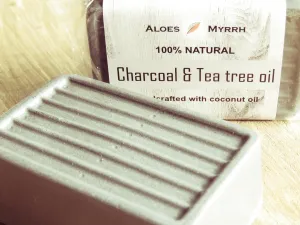 Aloes Myrrh Charcoal and teatree soap