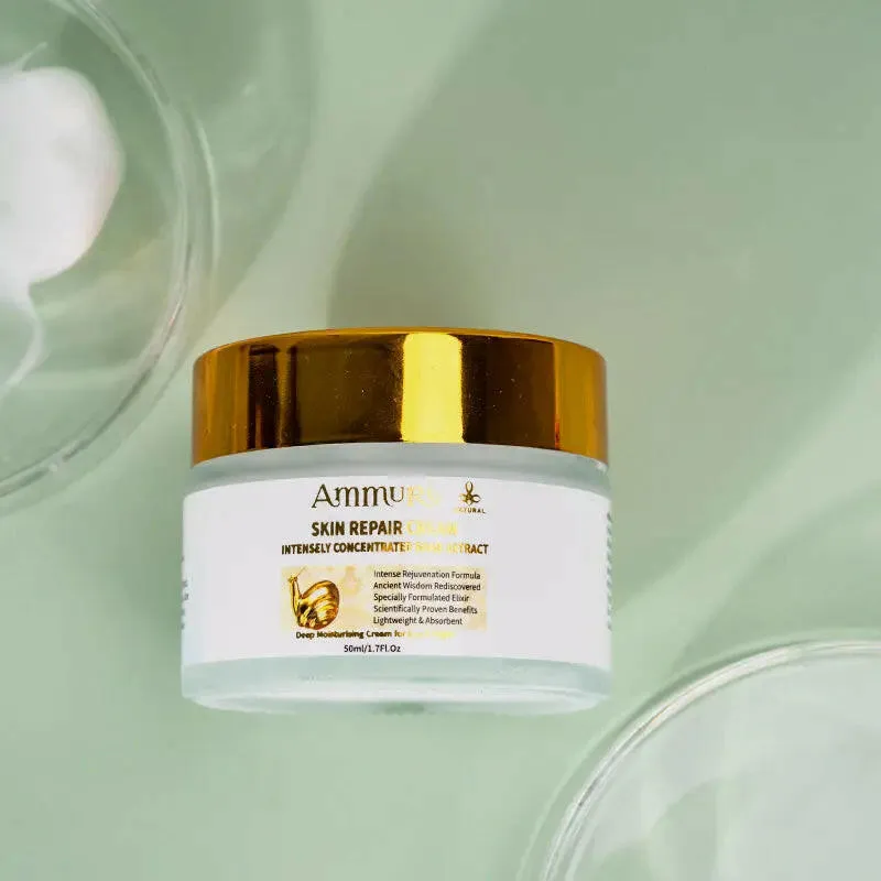 Ammuri Snail Extract Skin Repair Cream - Anti-Ageing & Moisturizing Formula