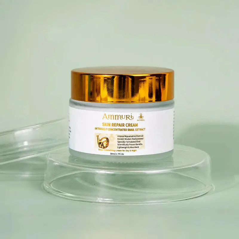 Ammuri Snail Extract Skin Repair Cream - Anti-Ageing & Moisturizing Formula