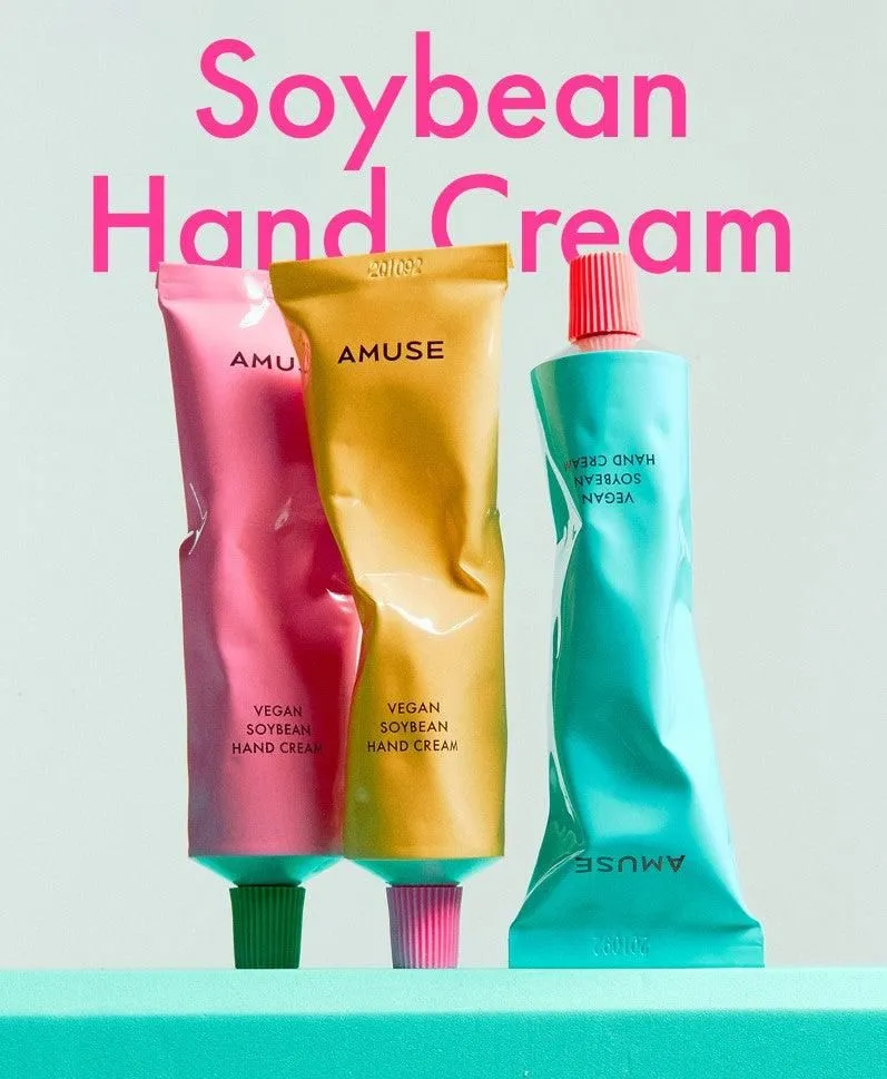AMUSE Vegan Soybean Hand Cream (3 Types) 50ml