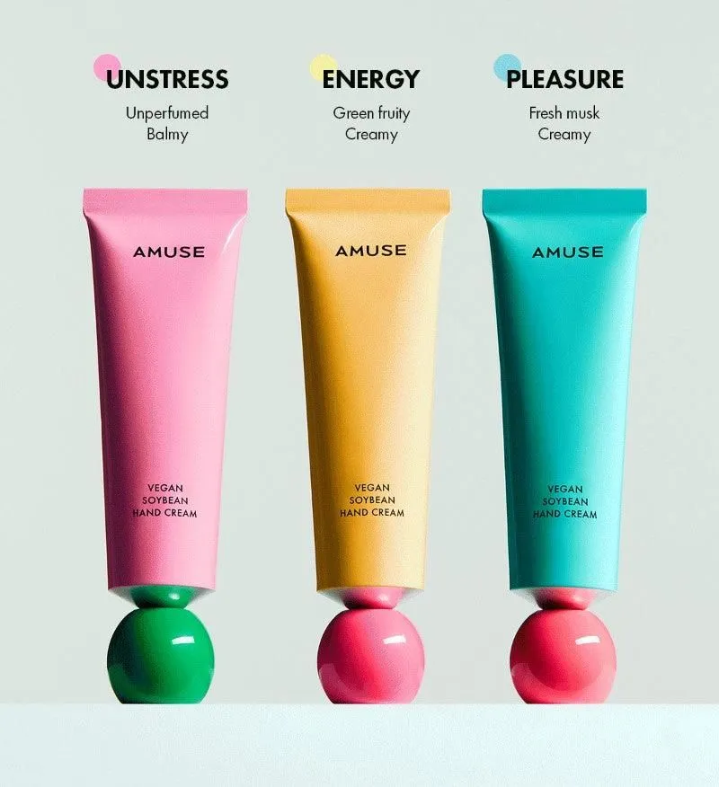 AMUSE Vegan Soybean Hand Cream (3 Types) 50ml