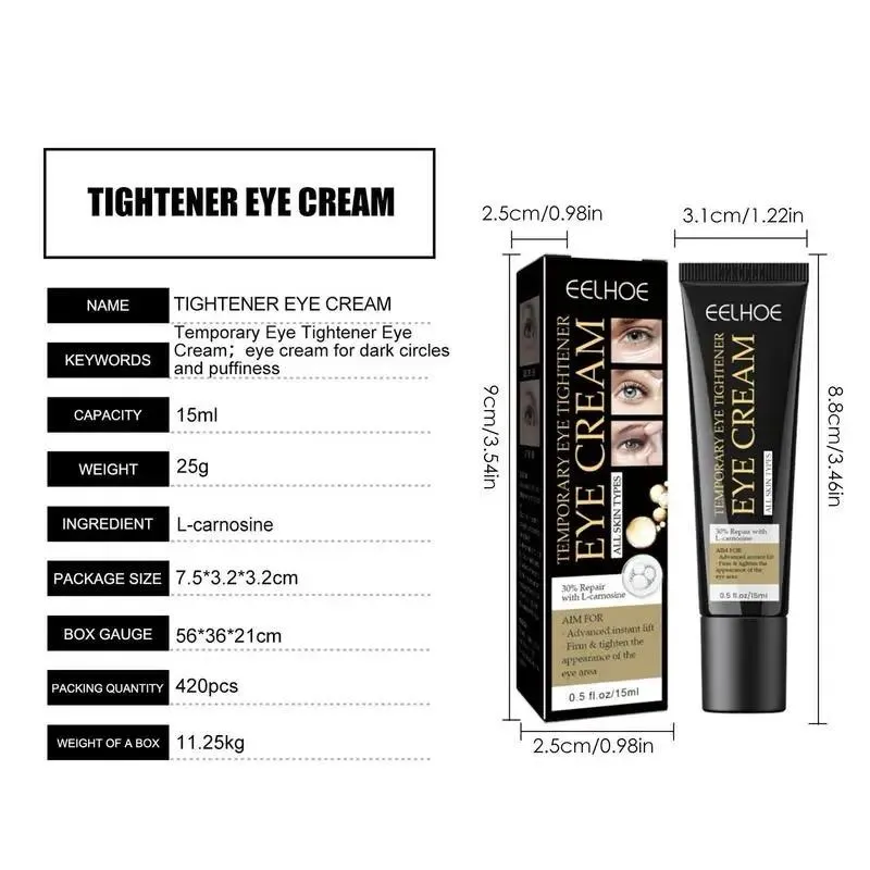Anti Wrinkle Anti Dark Circle Eyes Cream 15ml