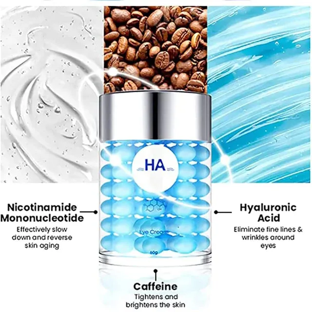Anti-Wrinkle Eye Cream HYAKUON YouthRestore NMN Eye Cream Remove Dark Circle Eye Care Lifting Fade Eye Bag Eye Essence Cream