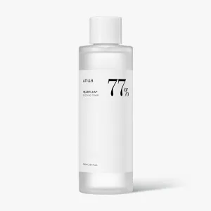Anua Heartleaf 77 Soothing Toner I pH 5.5 Trouble Care, Calming Skin, Refreshing, Hydrating, Purifying, Cruelty Free, Vegan,(250ml / 8.45 fl.oz.) Unscented 8.45 Fl Oz (Pack of 1)