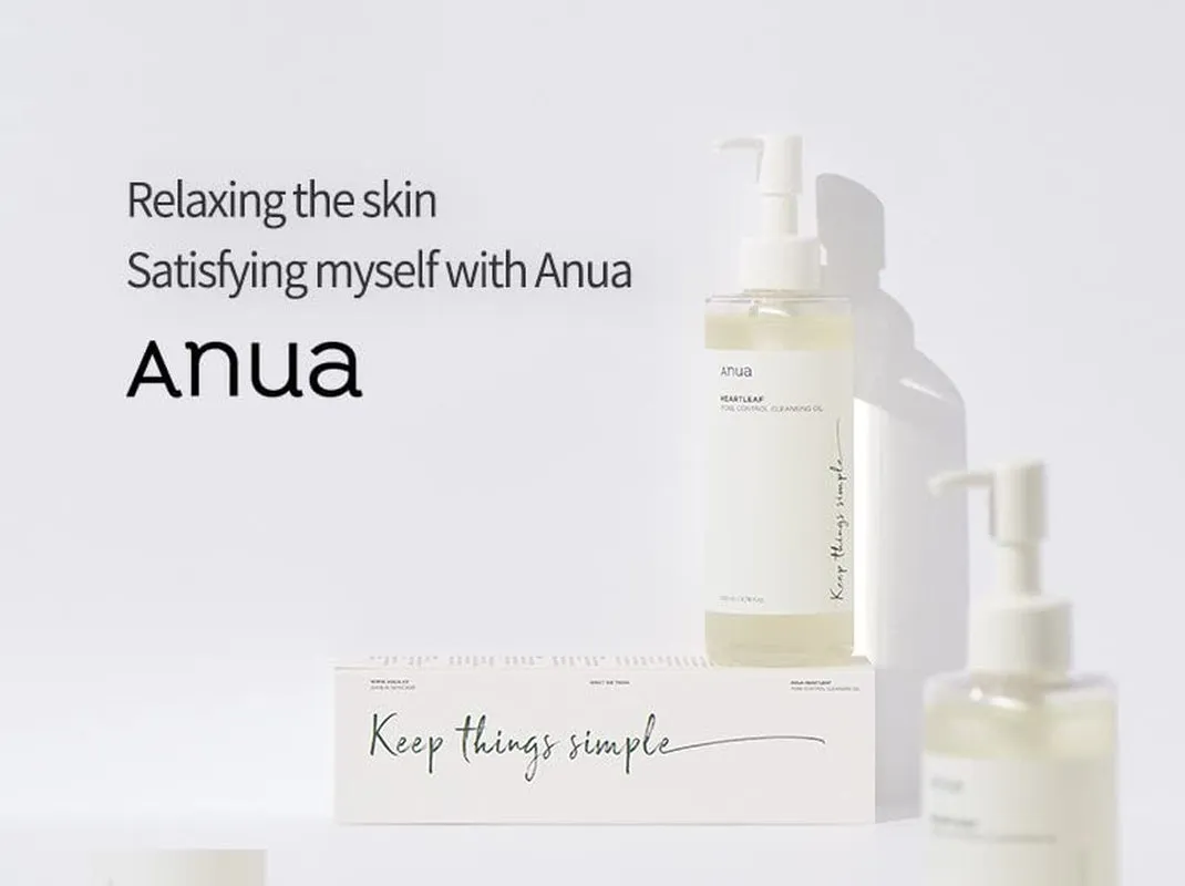 Anua Heartleaf Pore Control Cleansing Oil - Removes Makeup & Blackheads, Hypoallergenic - 6.76 fl oz