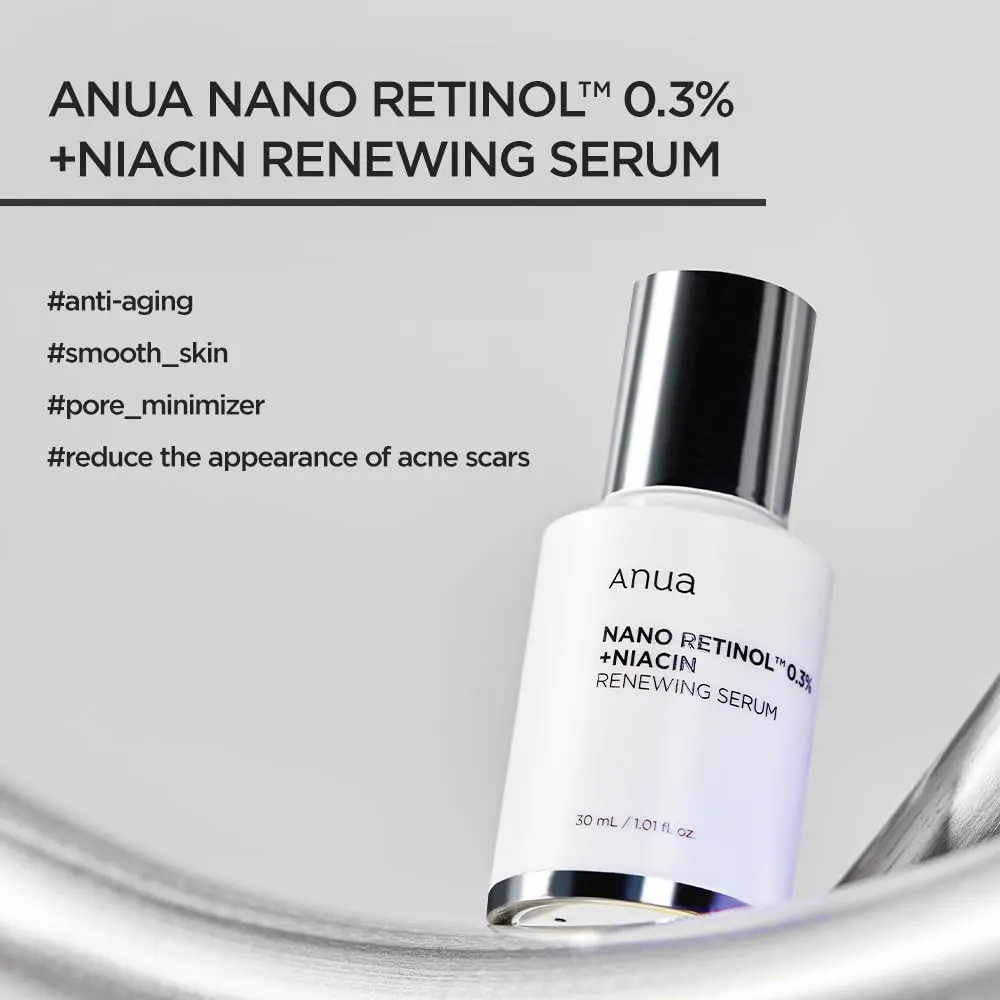 Anua Nano Retinol 0.3%   Niacin Renewing Serum