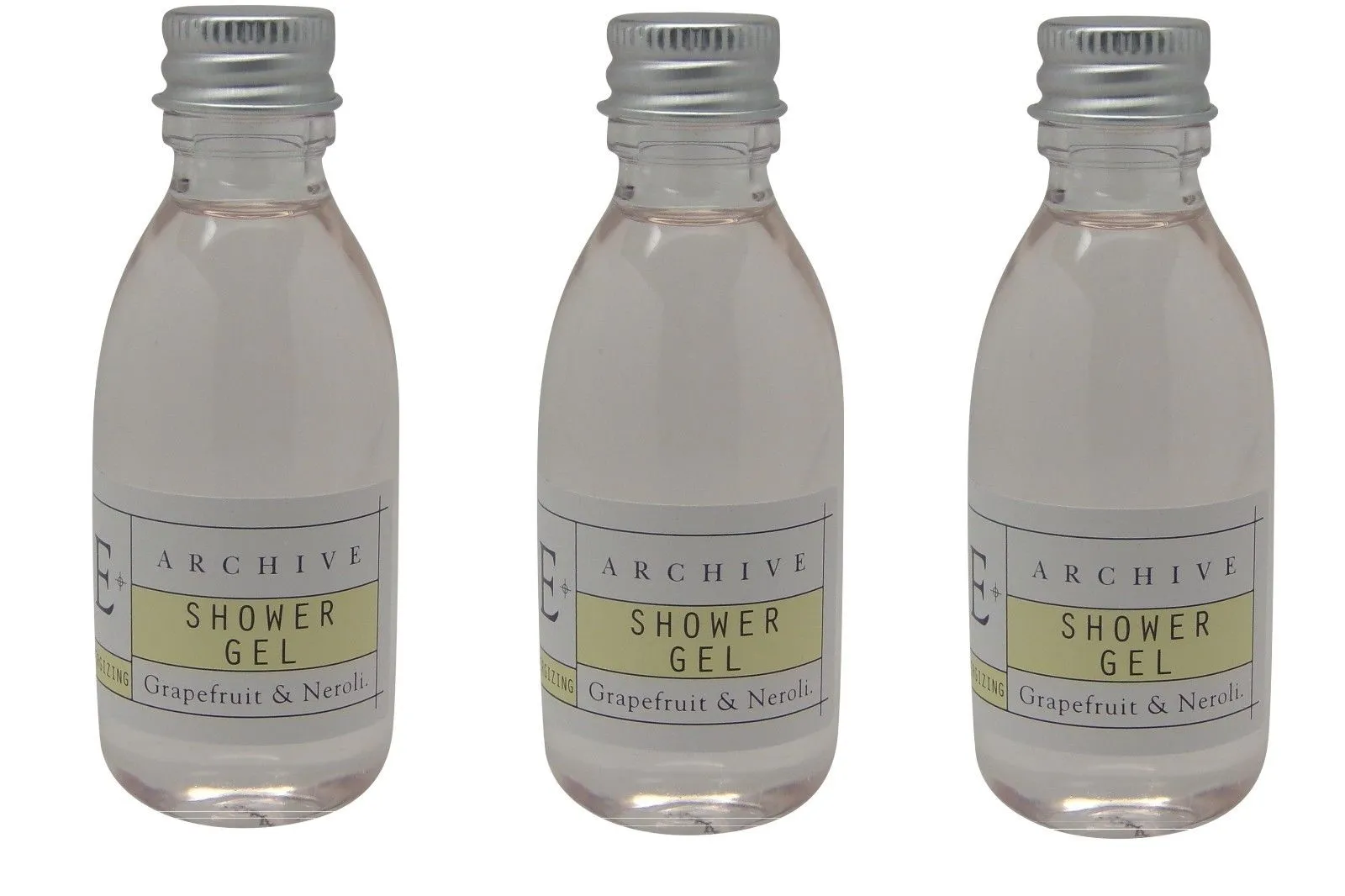 Archive Grapefruit & Neroli Energizing Shower Gel  Lot Of 6 Each 1.5oz Bottles