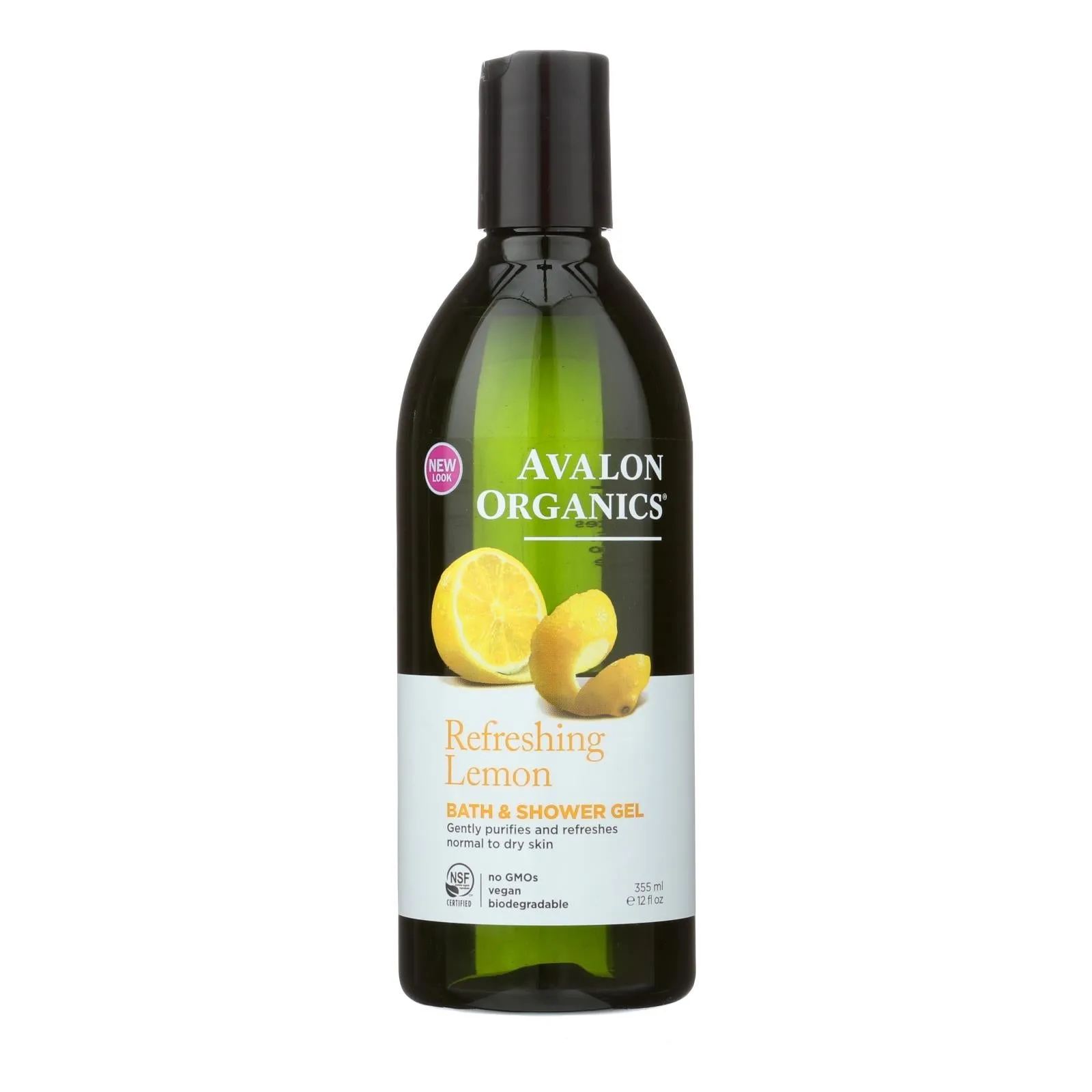 Avalon Organics Lemon Revitalizing Bath and Shower Gel (12 Fl Oz)