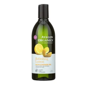Avalon Organics Lemon Revitalizing Bath and Shower Gel (12 Fl Oz)