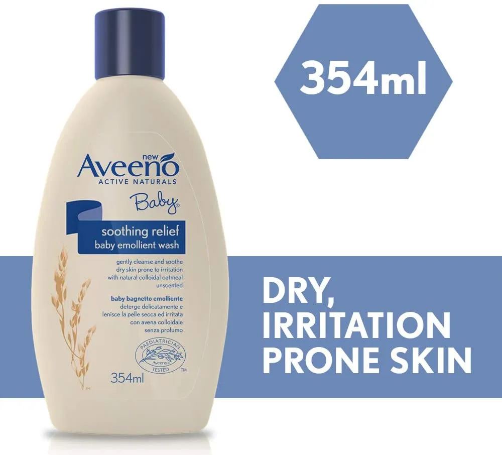 AVEENO Baby Active Naturals Soothing Relief Emollient Wash - 354 ml