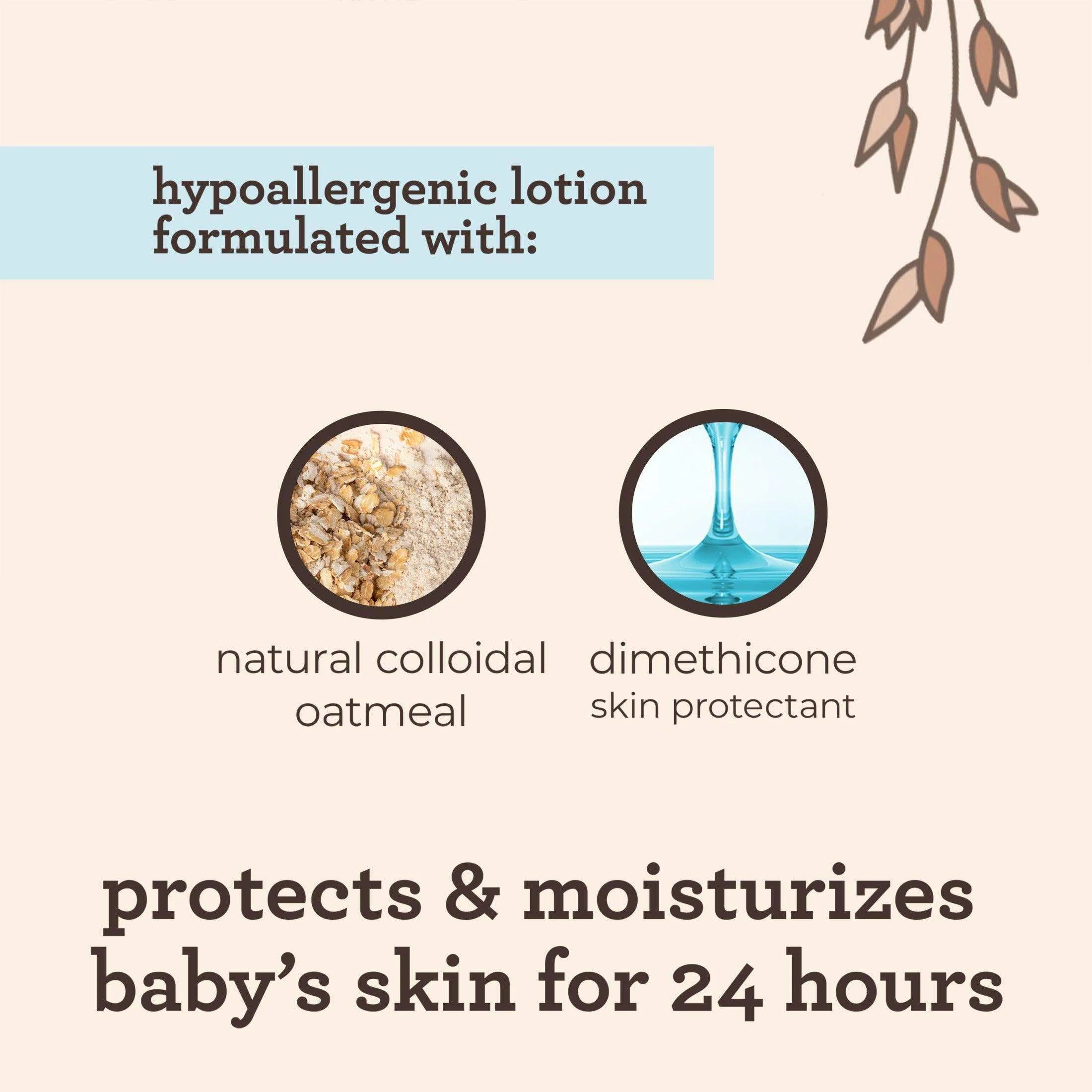 Aveeno Baby Daily Moisture Body Lotion for Delicate Skin with Colloidal Oatmeal - 18oz