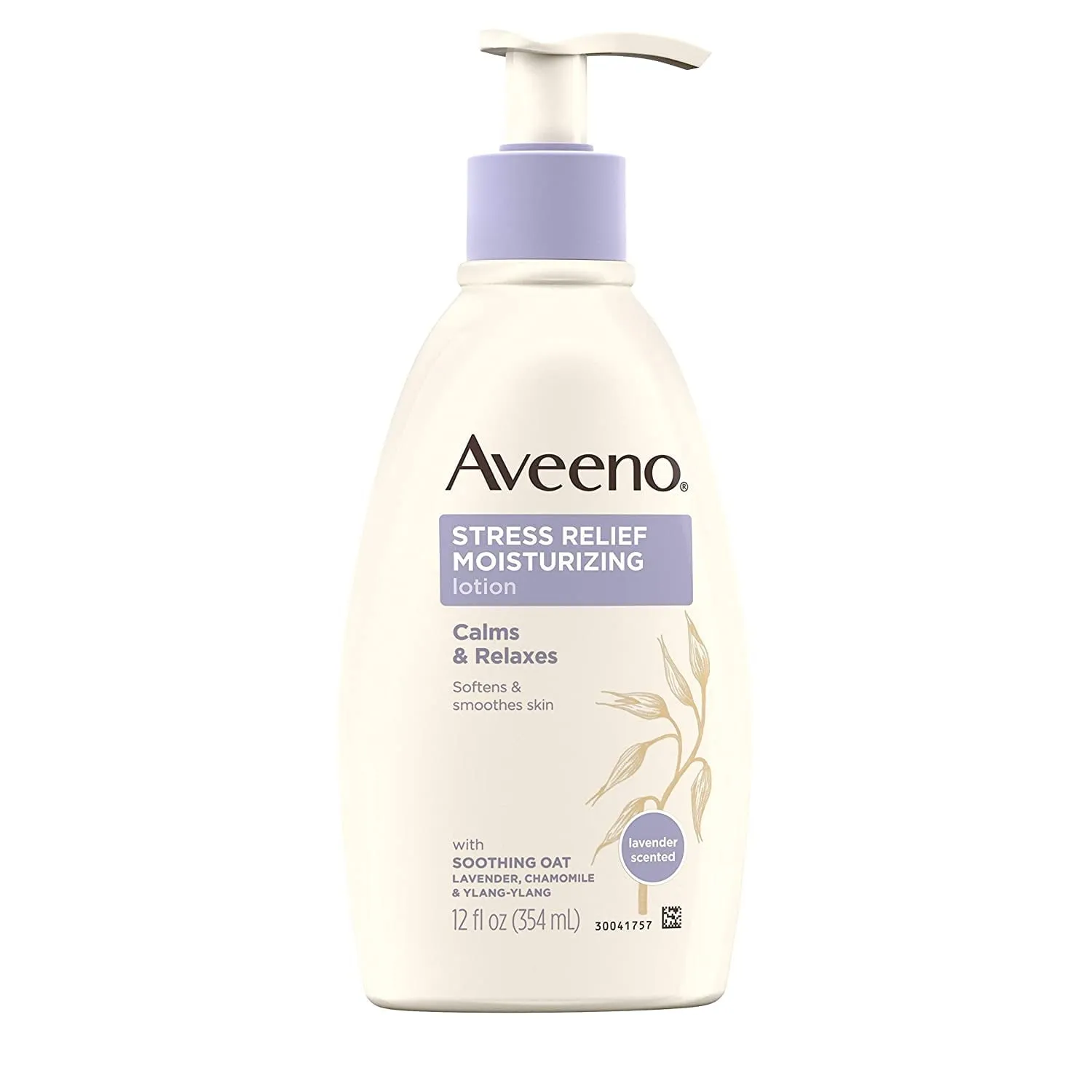 Aveeno Stress Relief Moisturizing Lotion with Lavender Scent, 12 fl. oz