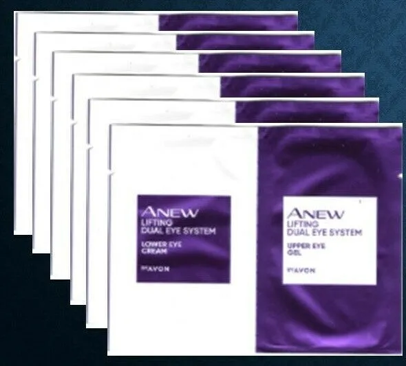 Avon Anew Anti Ageing Dual Eye Lift System Cream - Dual Sample Sachet - 2ml (2x1ml)