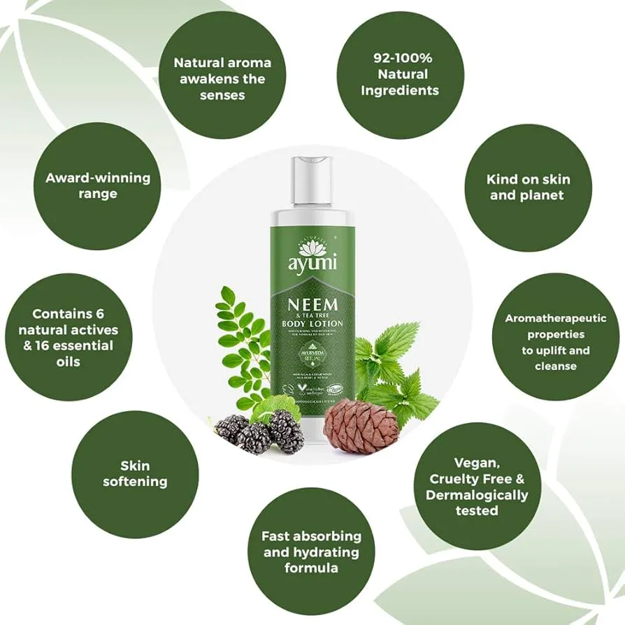 Ayumi Naturals Neem And Tea Tree Body Lotion 250ml