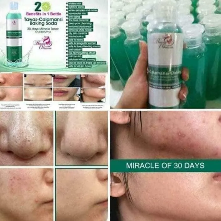 Beauty Obsession Miracle Toner Tawas Calamansi Baking Soda - 250ml