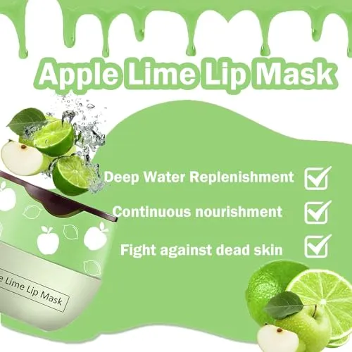 Bee Lip Balm Honey Pot, 2 PCS Strawberry & Honey Hydrating Prevention Dry and Cracked Lip Scrubs Exfoliator, Propolis Moisturizing Lip Sleep Mask Reduces Lip Lines, Lip Exfoliating Honey Bee Lip Mask