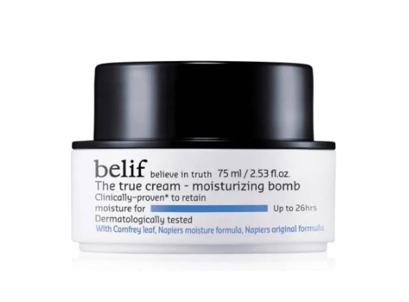belif The True Cream Moisturizing bomb 75ml Korean Skincare Cosmetics