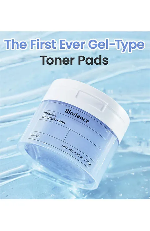 [Biodance] Cera-nol Gel Toner Pads(60Pads)