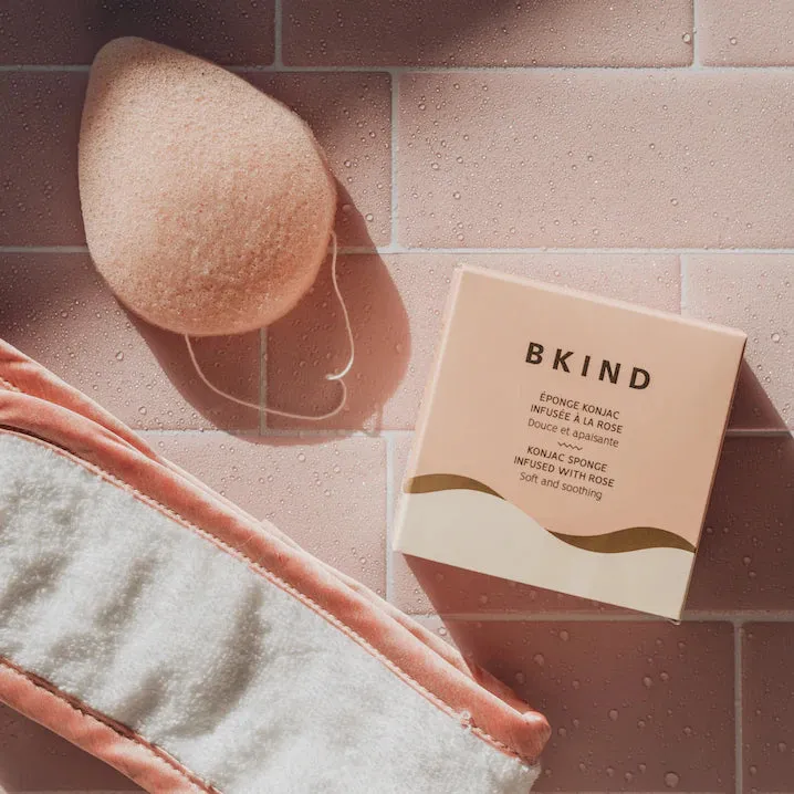 BKIND Konjac Sponge - Rose Flower