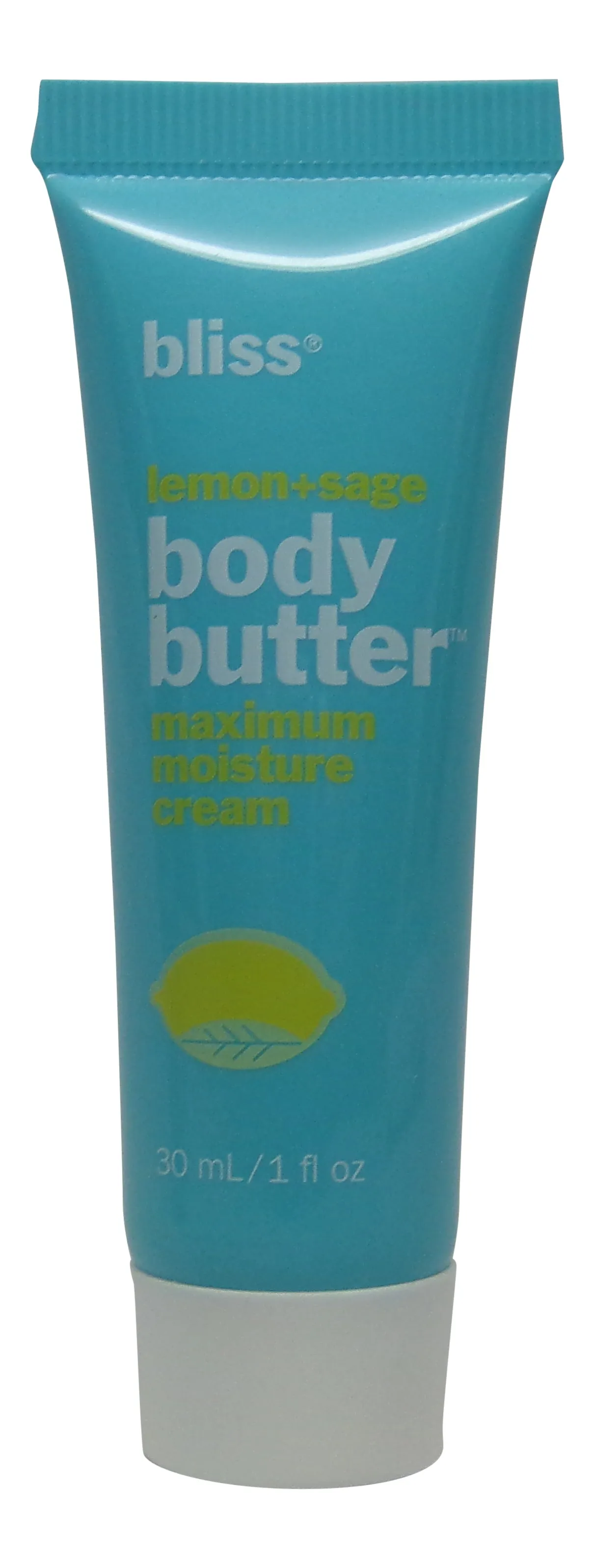 Bliss Lemon & Sage Body Butter (Lotion) Lot of 6 Each 1oz Bottles Total of 6oz