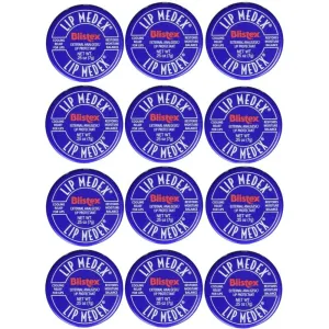 Blistex Lip Medex Cooling Relief for Sore Lips & Moisture - 12 Ct