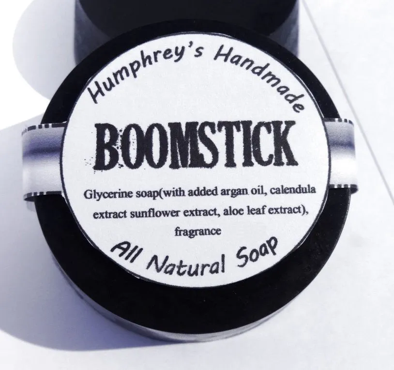 BOOMSTICK Shave Soap | Beard Wash | Barbershop Scent | Bergamot | Mint Sage | Musk
