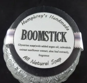 BOOMSTICK Shave Soap | Beard Wash | Barbershop Scent | Bergamot | Mint Sage | Musk
