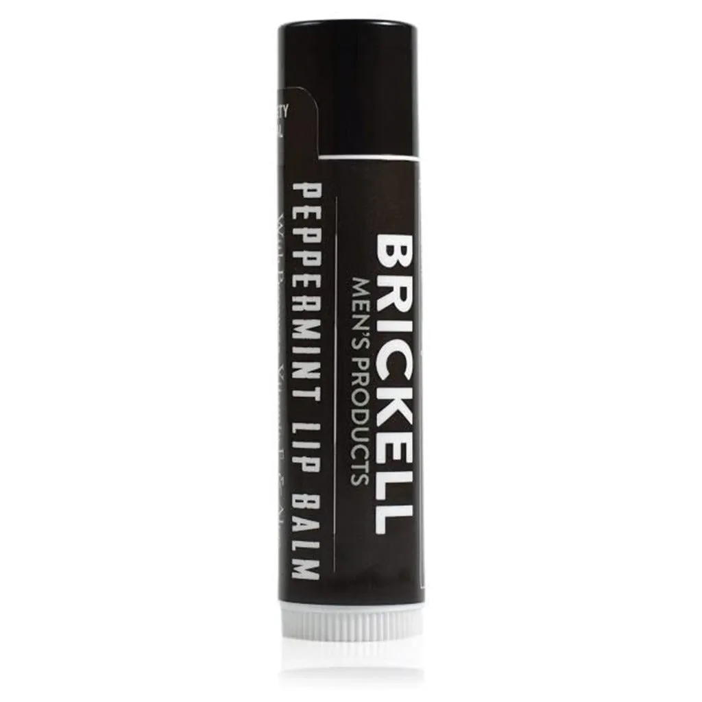 BRICKELL Men's Peppermint Lip Balm