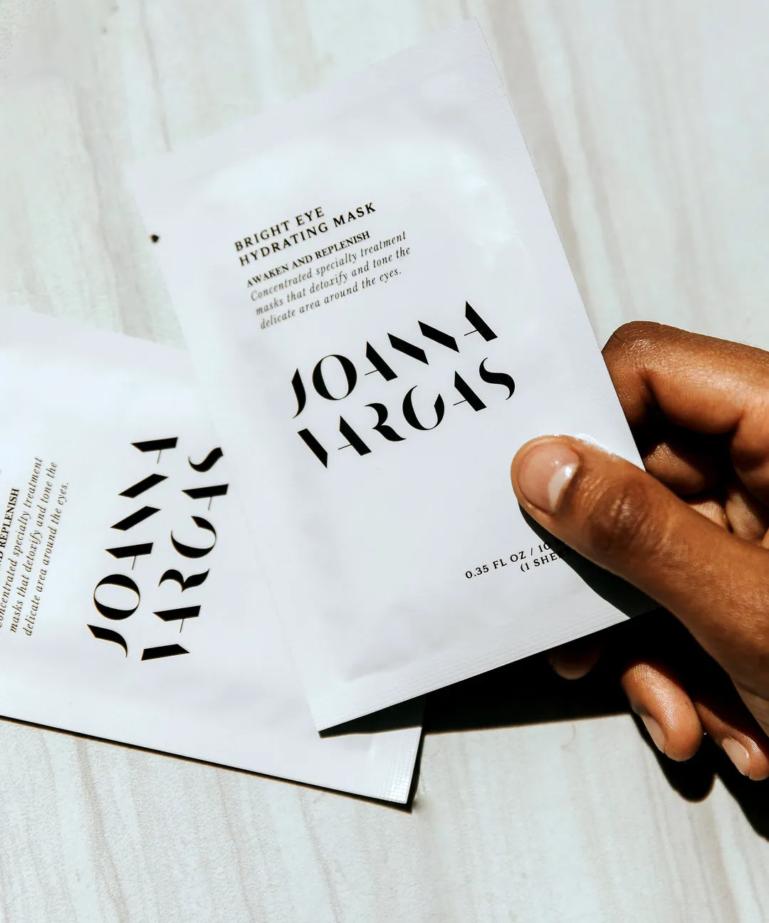 Bright Eye Hydrating Mask - Moisturizing and Brightening Under Eye Patches for Radiant Skin - 5 Sheets, 1.75 FL OZ / 51 ML - Joanna Vargas