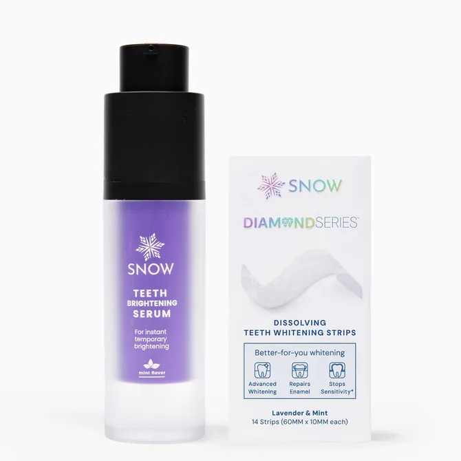 Brighten & Whiten Starter Bundle (Purple Serum   Dissolving Strips)