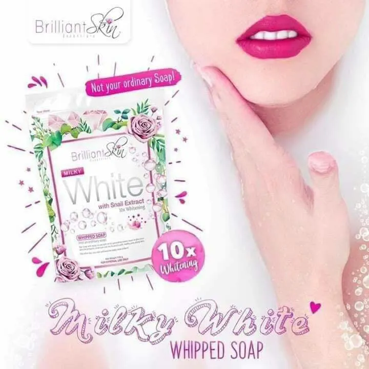 Brilliant Skin Essentials Milky White with Snail Extract 10x Whitening soap