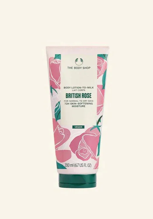 British Rose Lotion-to-Milk