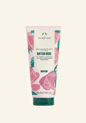 British Rose Lotion-to-Milk